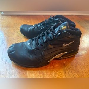 Nike Mens Air Max Q 304813-001 Black Basketball Shoes Sneakers Size 11.5